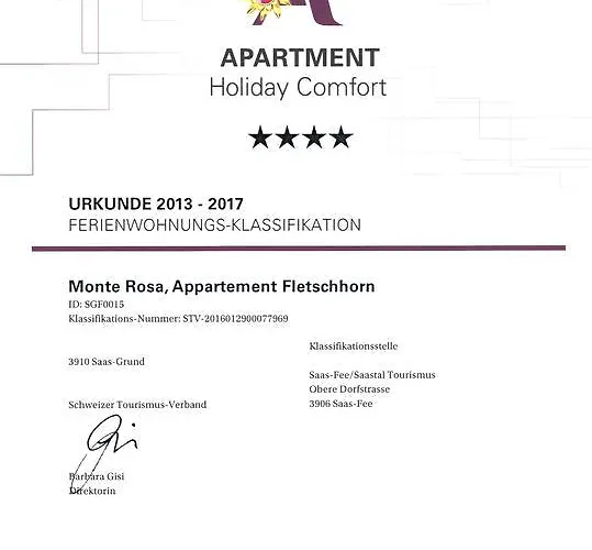 Monte Rosa アパート *